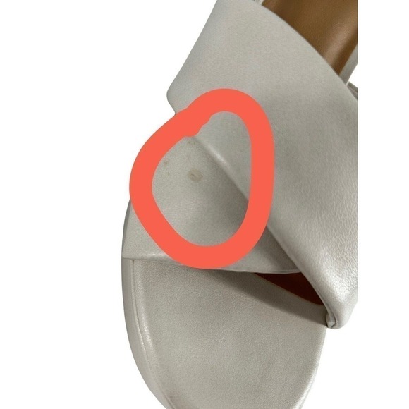 Journee Collection Womens Akeely Foam Mid Heel Platform Sandals Sz 9.5 Note Flaw - Picture 15 of 16